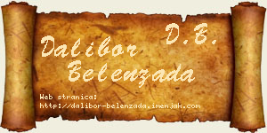 Dalibor Belenzada vizit kartica